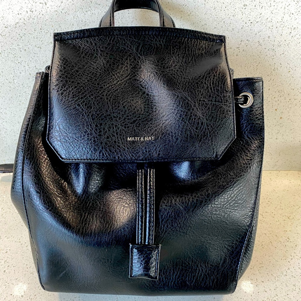 Matt and Nat Black Backpack Gently Used